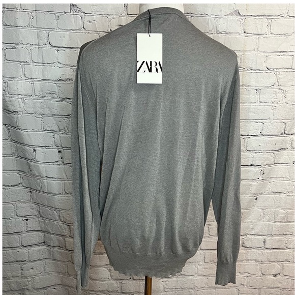 NWOT- Zara basic knit long sleeve top - Fits S/M - Picture 2 of 2